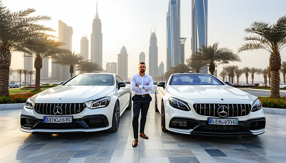 Luxury vehicles and professional drivers in Dubai