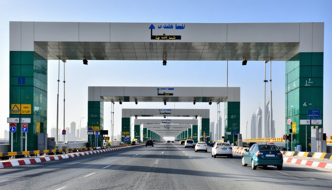 Wide Network of Toll Gates in Dubai